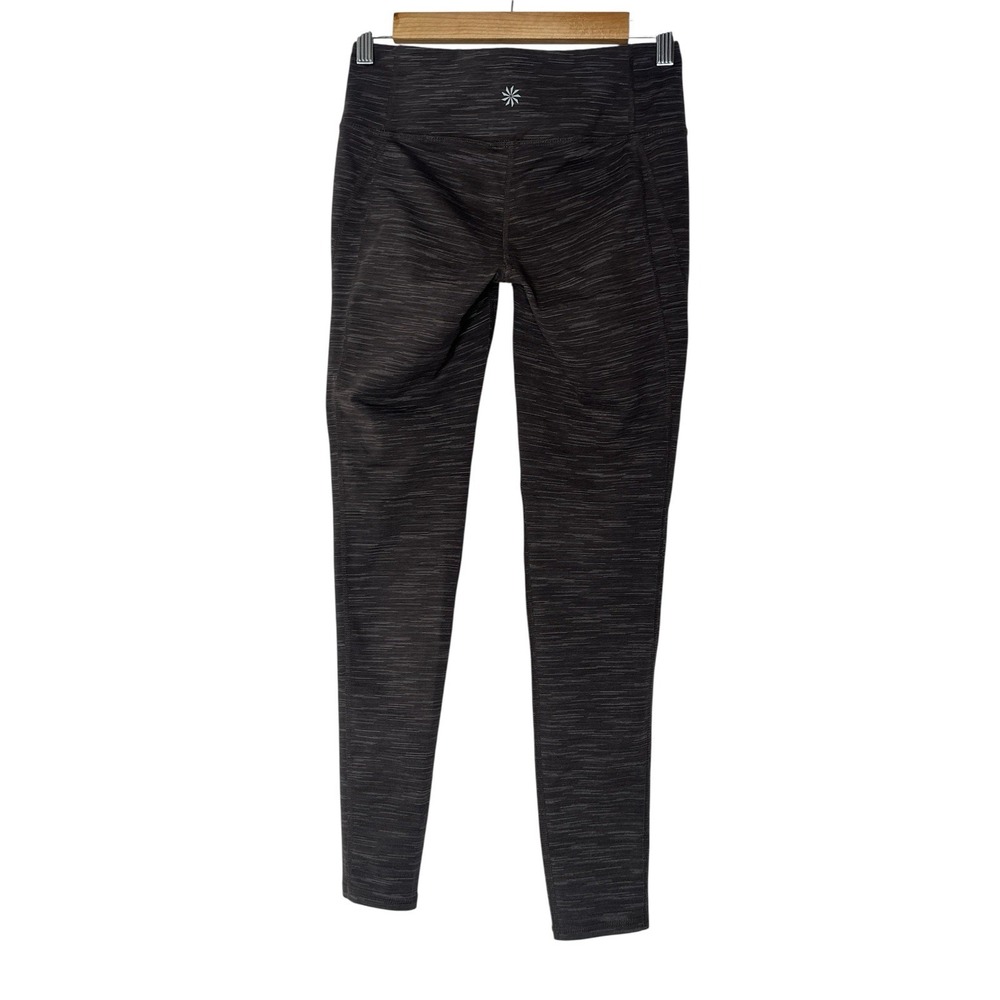 Athleta Leggings Women's Small Brown‎ Athletic Yoga Gym Athleisure Workout - Picture 2 of 6